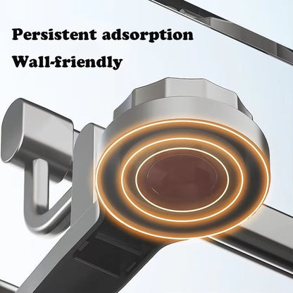 Detachable Towel Rack – Space-Saving Bathroom Organizer with Damage-Free Removal and Moisture-Resistant Design