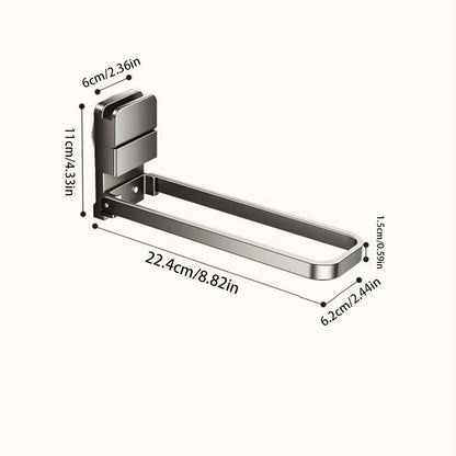 Detachable Towel Rack – Space-Saving Bathroom Organizer with Damage-Free Removal and Moisture-Resistant Design