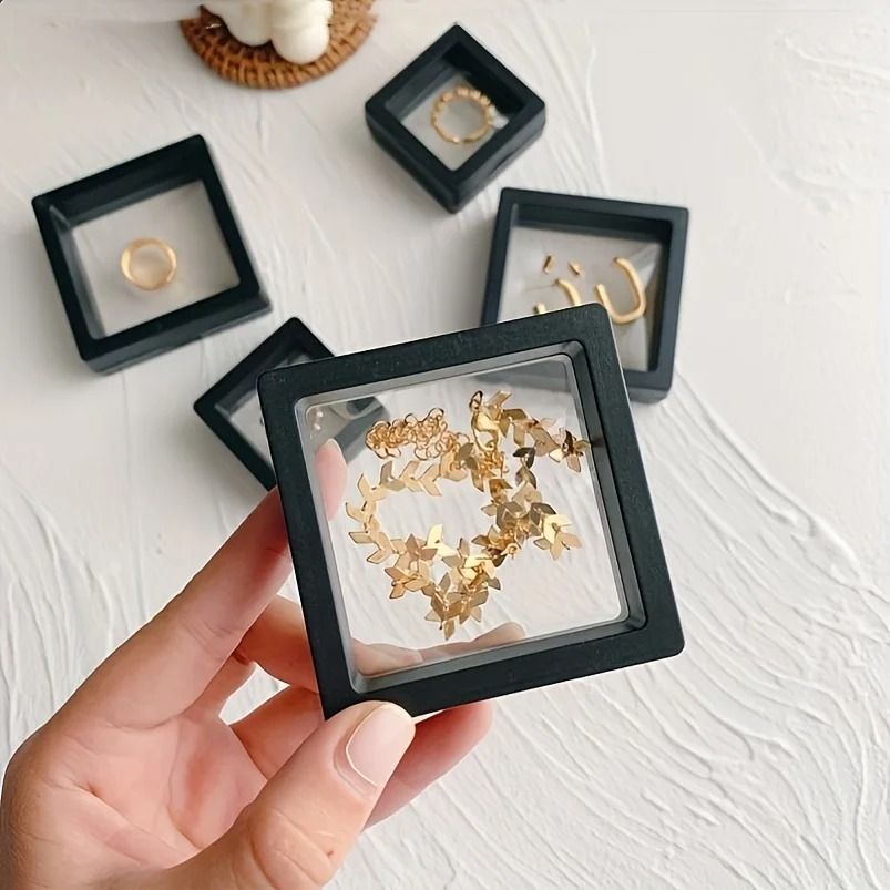 Plastic Display Box Set Ten Piece for Jewelry Coins and Collectibles