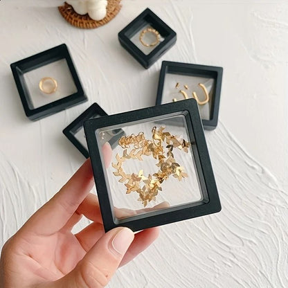 Plastic Display Box Set Ten Piece for Jewelry Coins and Collectibles