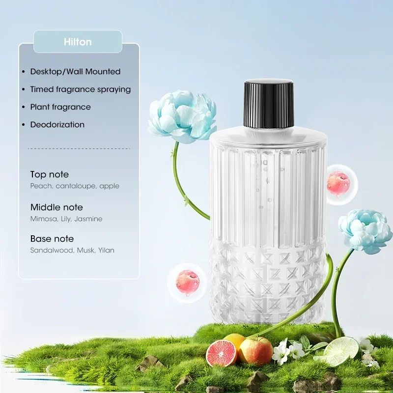 Rechargeable Portable Essential Oil Diffuser, 5-Level Mist Cordless Aromatherapy Humidifier for Home, Car & Office