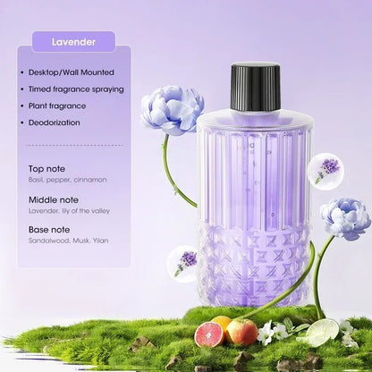 Rechargeable Portable Essential Oil Diffuser, 5-Level Mist Cordless Aromatherapy Humidifier for Home, Car & Office