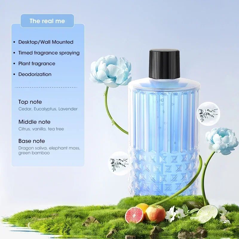Rechargeable Portable Essential Oil Diffuser, 5-Level Mist Cordless Aromatherapy Humidifier for Home, Car & Office