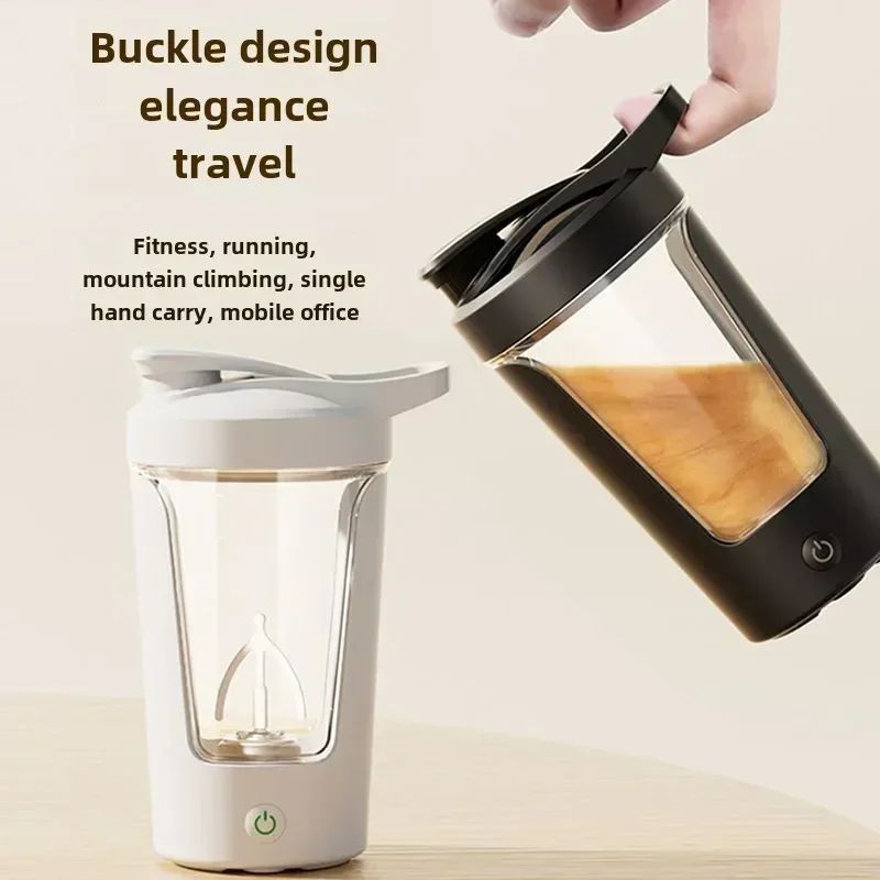 VortexBlend Portable Blender Cup – USB Rechargeable Protein Shaker & Electric Vortex Mixer Bottle