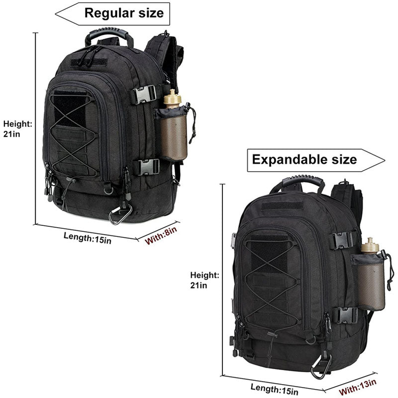 Military Tactical Backpack, Army Molle Assault Rucksack, Outdoor Hiking Travel Rucksack, Camping Hunting Backpack Men