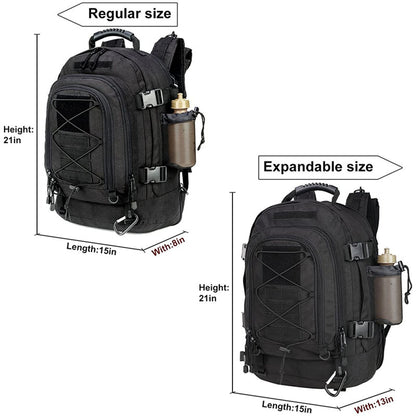 Military Tactical Backpack, Army Molle Assault Rucksack, Outdoor Hiking Travel Rucksack, Camping Hunting Backpack Men