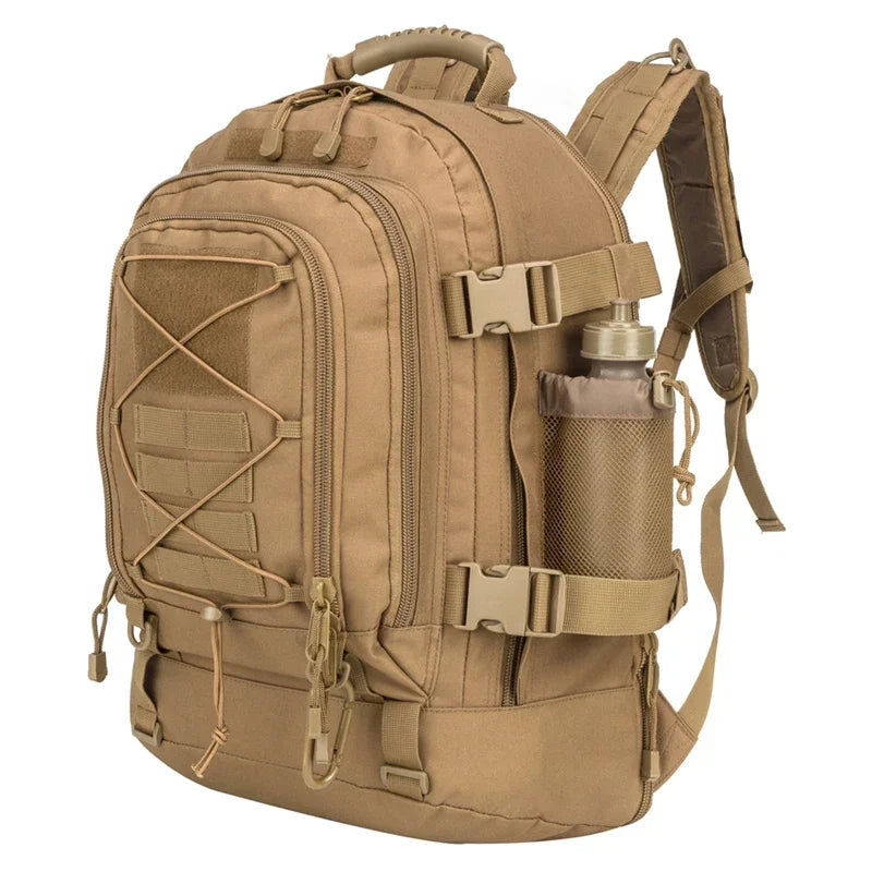 Military Tactical Backpack, Army Molle Assault Rucksack, Outdoor Hiking Travel Rucksack, Camping Hunting Backpack Men
