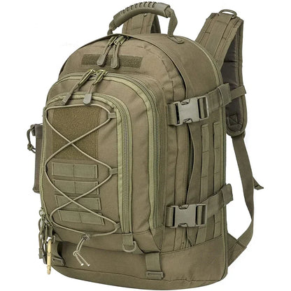 Military Tactical Backpack, Army Molle Assault Rucksack, Outdoor Hiking Travel Rucksack, Camping Hunting Backpack Men