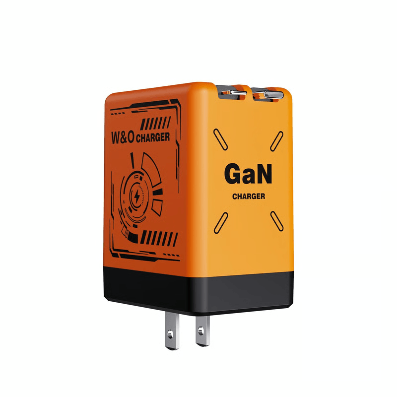 2 in 1 GaN 120W Fast Charger, Retractable Type-C & Lightning Cables for Fast, Efficient Power