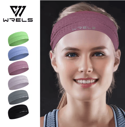 Unisex Non Slip Sports Headband Moisture Wicking Workout Sweatband for Running Cycling and Yoga