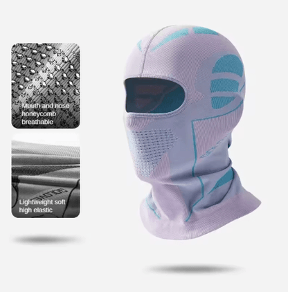 Cold Proof Thermal Balaclava Scarf Full Face Ski Hat and Helmet Liner for Men and Women