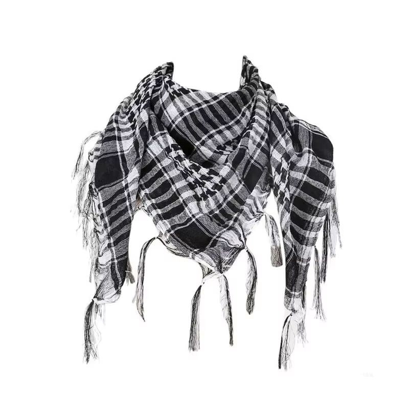 Keffiyeh Tactical Desert Scarf Shemagh Wrap for Men & Women