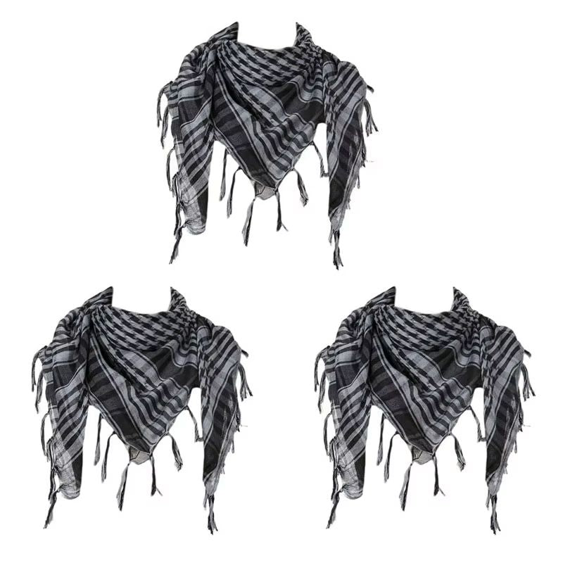 Keffiyeh Tactical Desert Scarf Shemagh Wrap for Men & Women