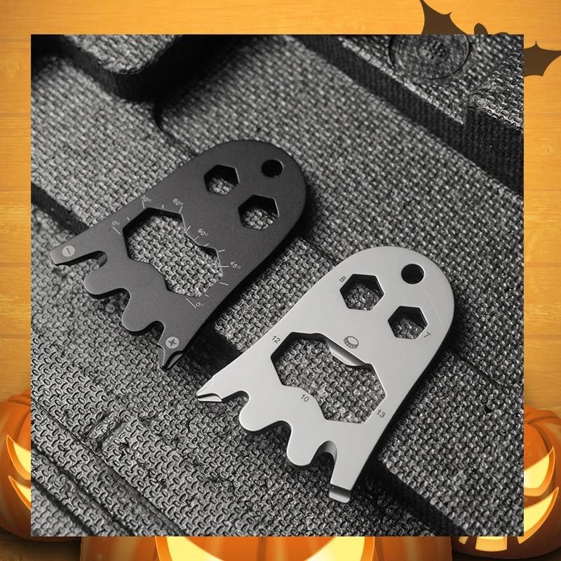 Ghost Shape Multi Tool Stainless Steel EDC Bottle Opener Pendant