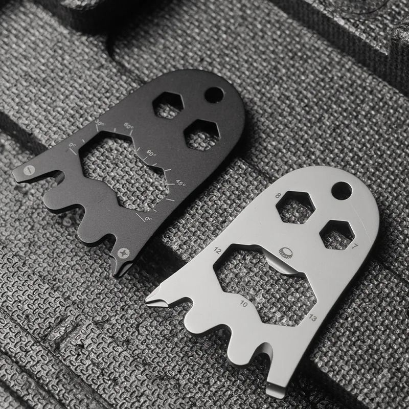 Ghost Shape Multi Tool Stainless Steel EDC Bottle Opener Pendant