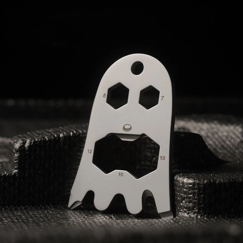 Ghost Shape Multi Tool Stainless Steel EDC Bottle Opener Pendant