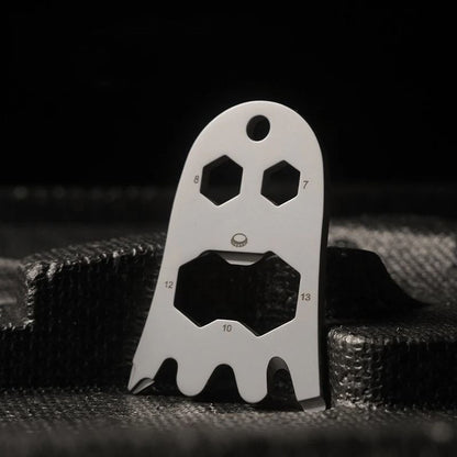 Ghost Shape Multi Tool Stainless Steel EDC Bottle Opener Pendant