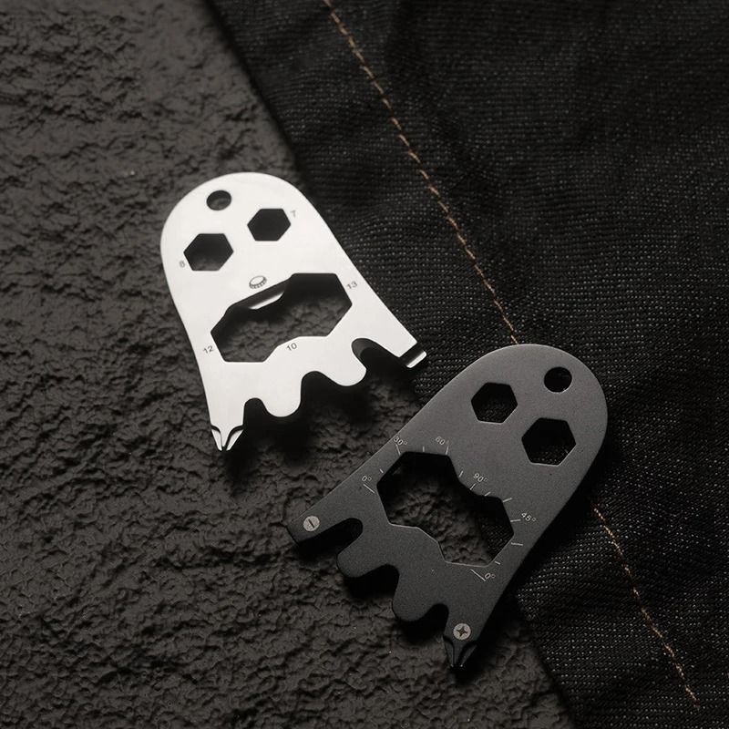 Ghost Shape Multi Tool Stainless Steel EDC Bottle Opener Pendant