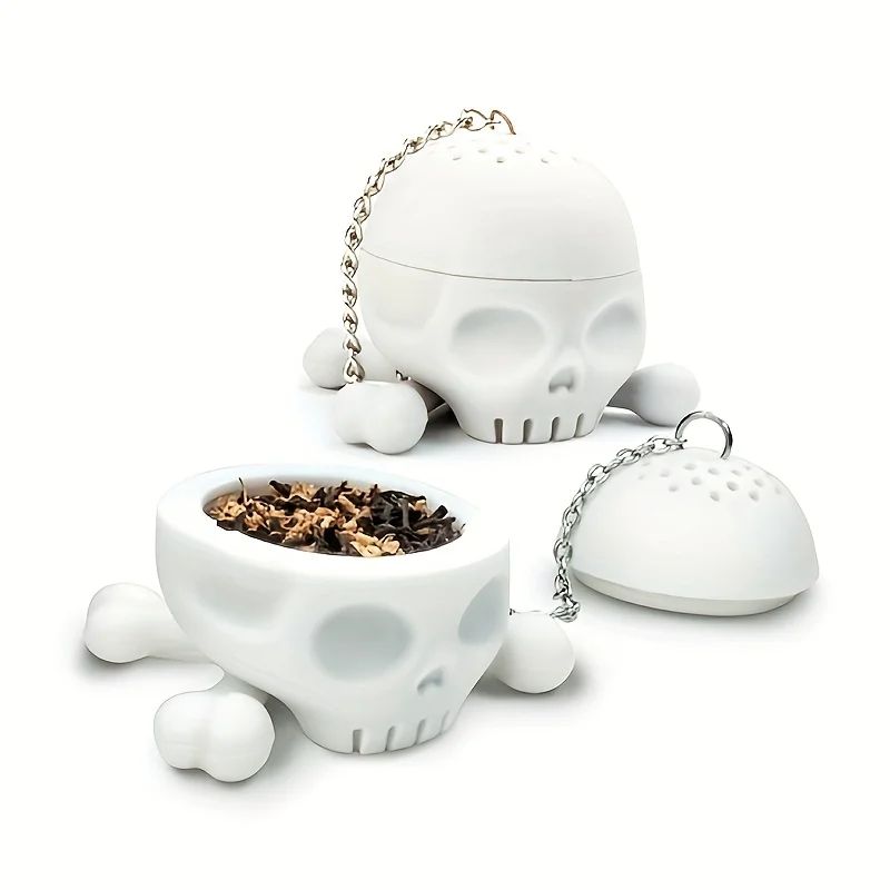 Skull Tea Infuser Silicone Filter