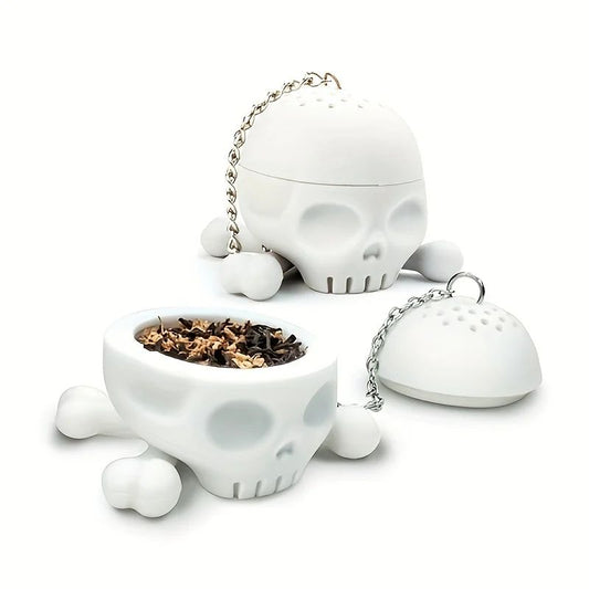Skull Tea Infuser Silicone Filter