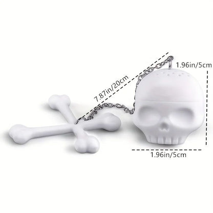 Skull Tea Infuser Silicone Filter