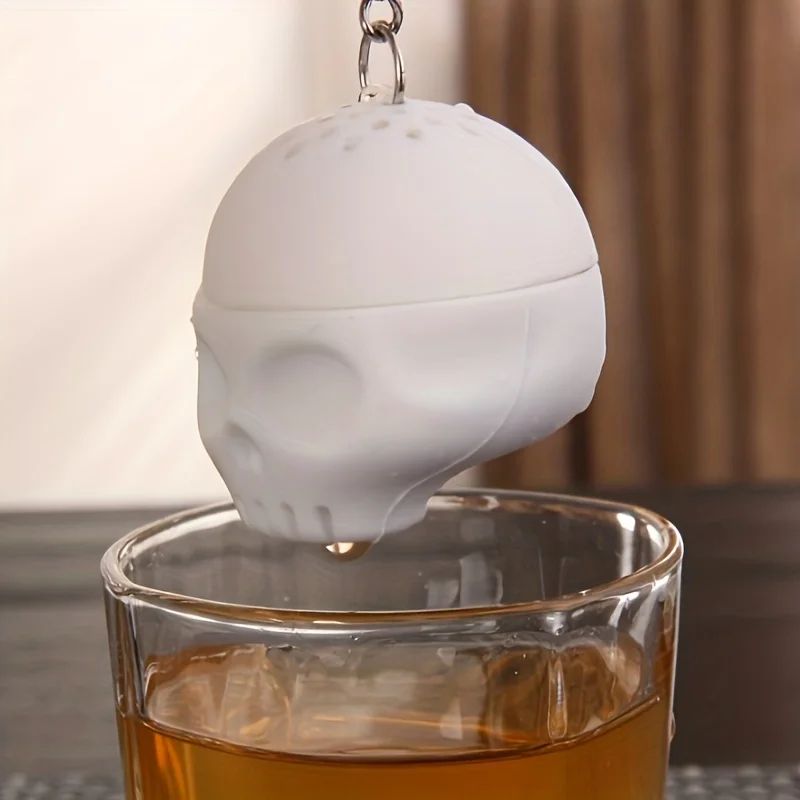 Skull Tea Infuser Silicone Filter