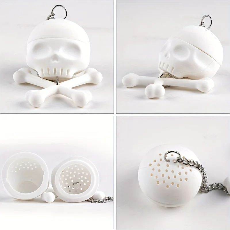 Skull Tea Infuser Silicone Filter