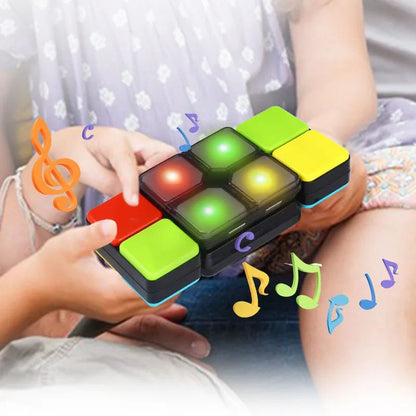 FlipSlide Smart Handheld Puzzle Game – electronic handheld game and light up fidget toy with 4 modes for fast reflex fun