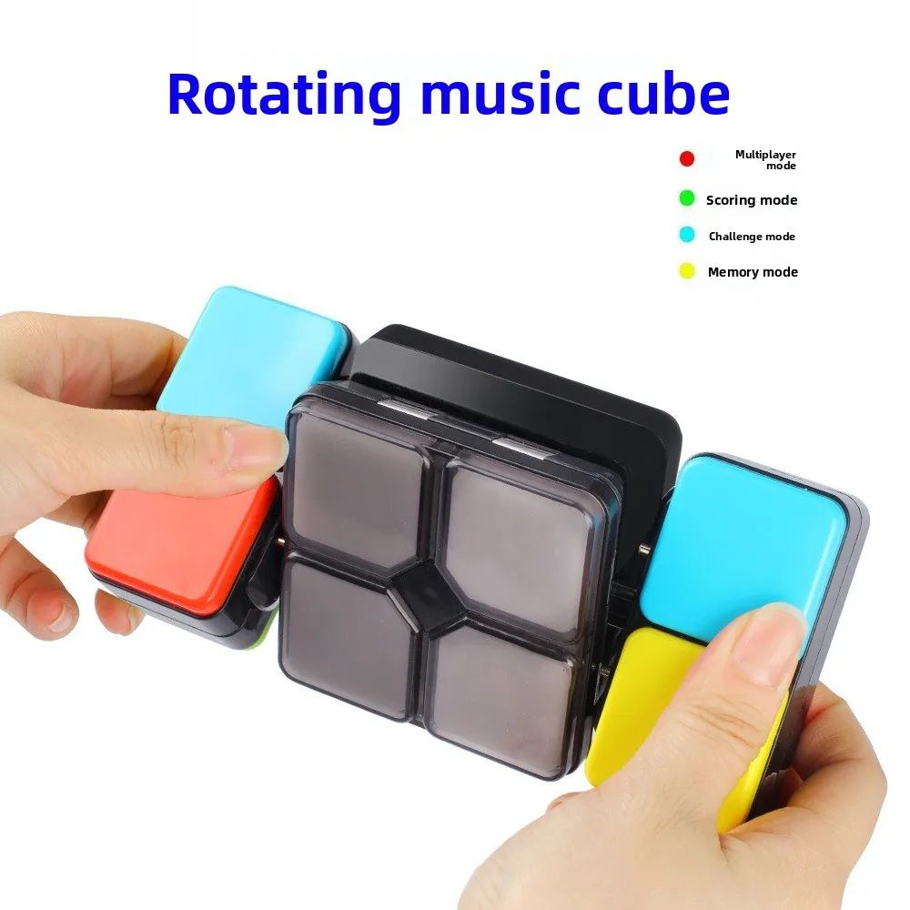 FlipSlide Smart Handheld Puzzle Game – electronic handheld game and light up fidget toy with 4 modes for fast reflex fun