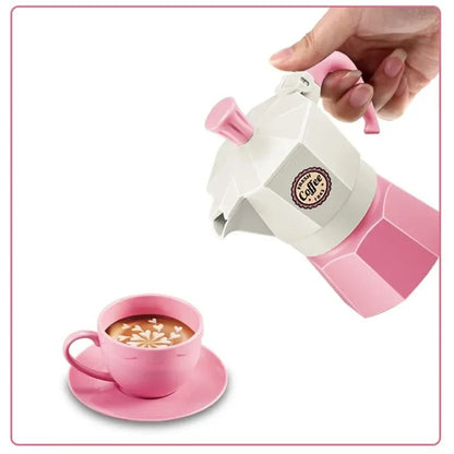Kids Pretend Play Coffee Set with Cups & Treats – Afternoon Tea Playset for Play Kitchen Fun