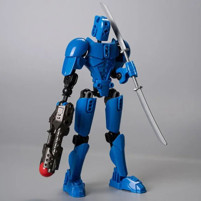 Dummy 13 Building Block Warrior – Multi-Jointed Poseable 3D Printed Mannequin Action Figure