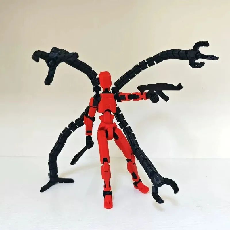 Titan 13 Poseable 3D Printed Action Figure – Articulated Robot Mannequin Toy for Creative Play & Display