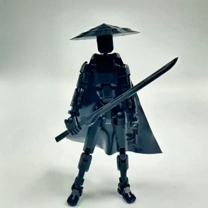 Titan 13 Poseable 3D Printed Action Figure – Articulated Robot Mannequin Toy for Creative Play & Display