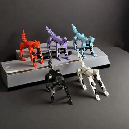 Titan 13 Poseable 3D Printed Action Figure – Articulated Robot Mannequin Toy for Creative Play & Display