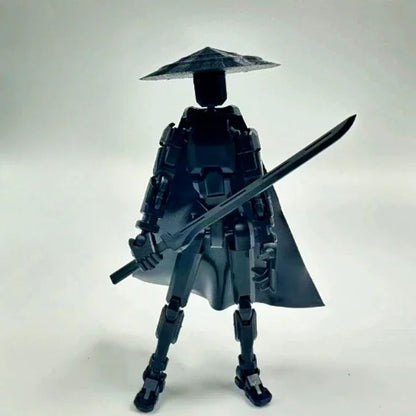 Titan 13 Poseable 3D Printed Action Figure – Articulated Robot Mannequin Toy for Creative Play & Display