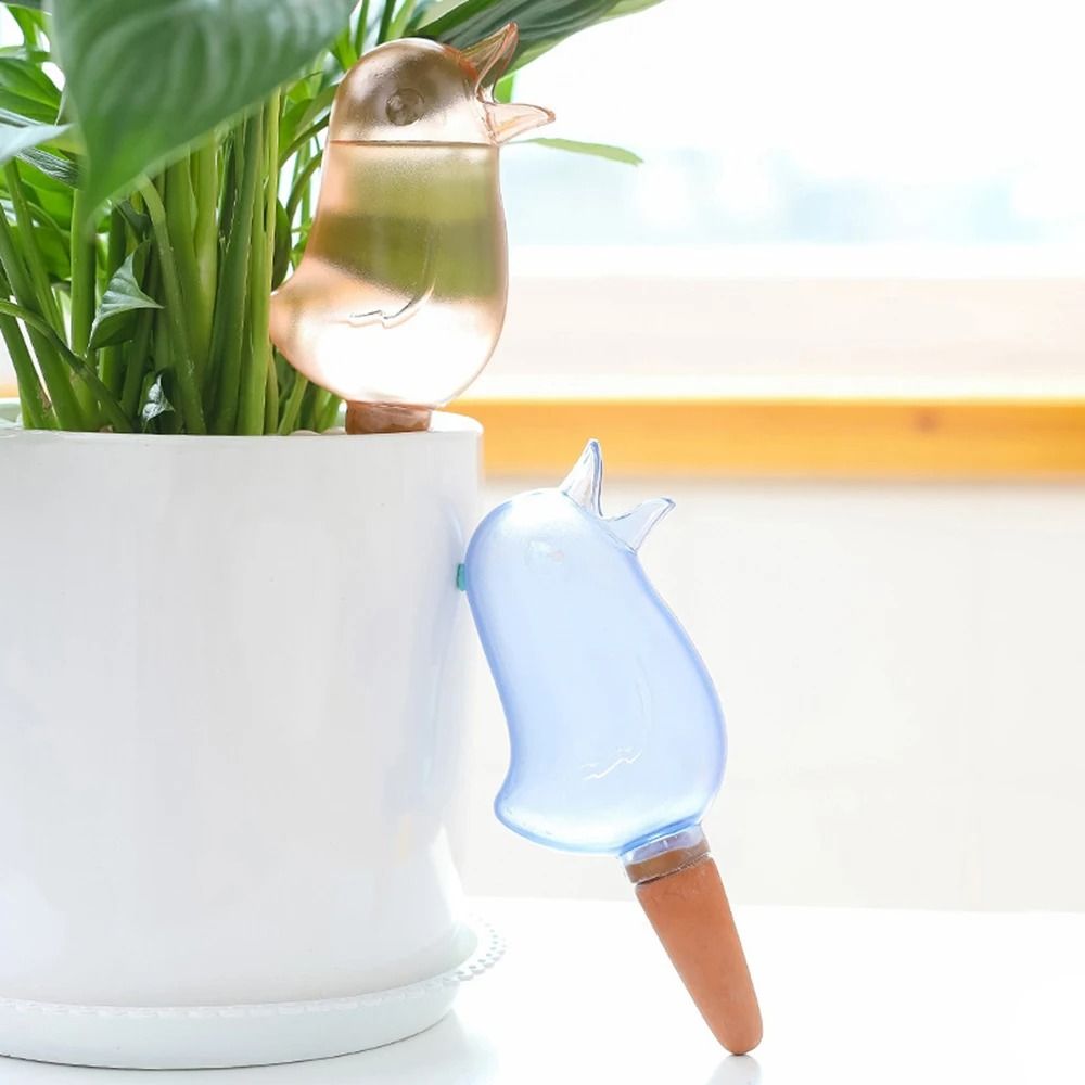 Automatic Plant Watering Bird Drip Feeder Self Watering Irrigation Percolator for Potted Plants