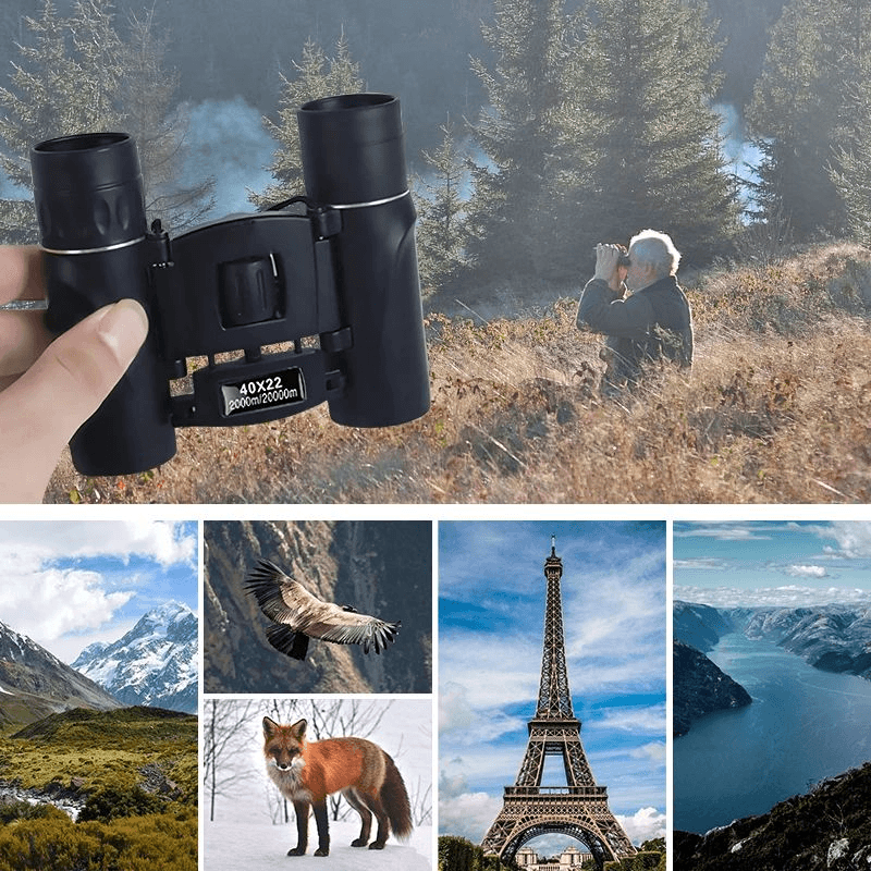 40x22 HD Binoculars with FMC Optics for Birdwatching, Hiking & Travel