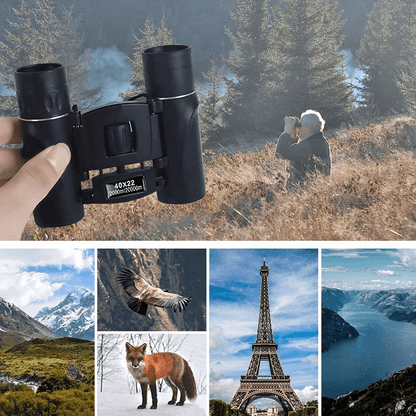 40x22 HD Binoculars with FMC Optics for Birdwatching, Hiking & Travel