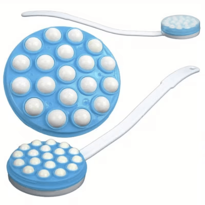 Long Handle Back Lotion Applicator & Massager for Easy Self Care Without Assistance