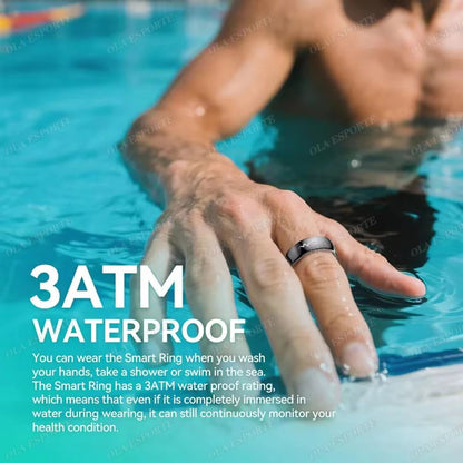 Smart Health Monitoring Ring Heart Rate SpO2 Blood Pressure Temperature Sleep Tracker