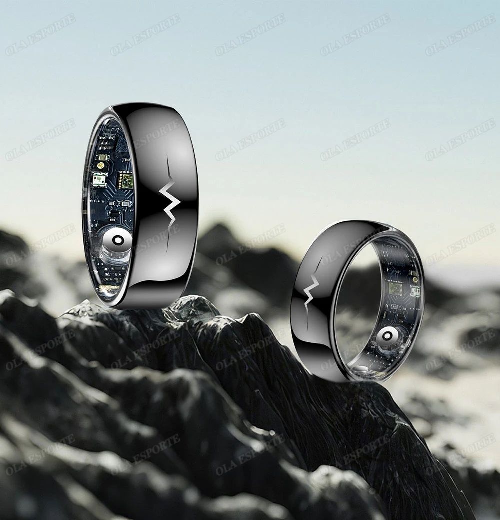 Smart Health Monitoring Ring Heart Rate SpO2 Blood Pressure Temperature Sleep Tracker