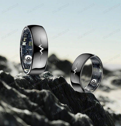 Smart Health Monitoring Ring Heart Rate SpO2 Blood Pressure Temperature Sleep Tracker