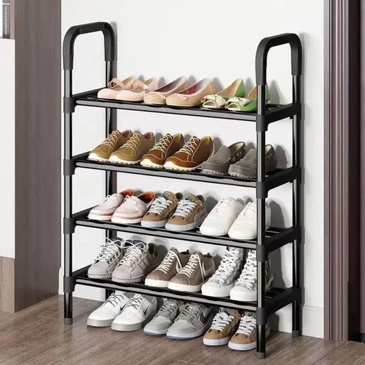 Multilayer Metal Shoe Rack Organizer for Entryway Bedroom Closet Storage