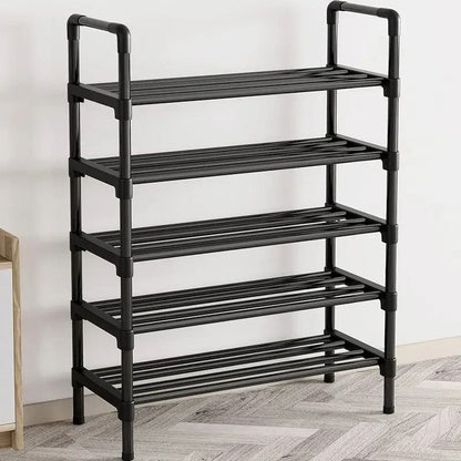 Multilayer Metal Shoe Rack Organizer for Entryway Bedroom Closet Storage