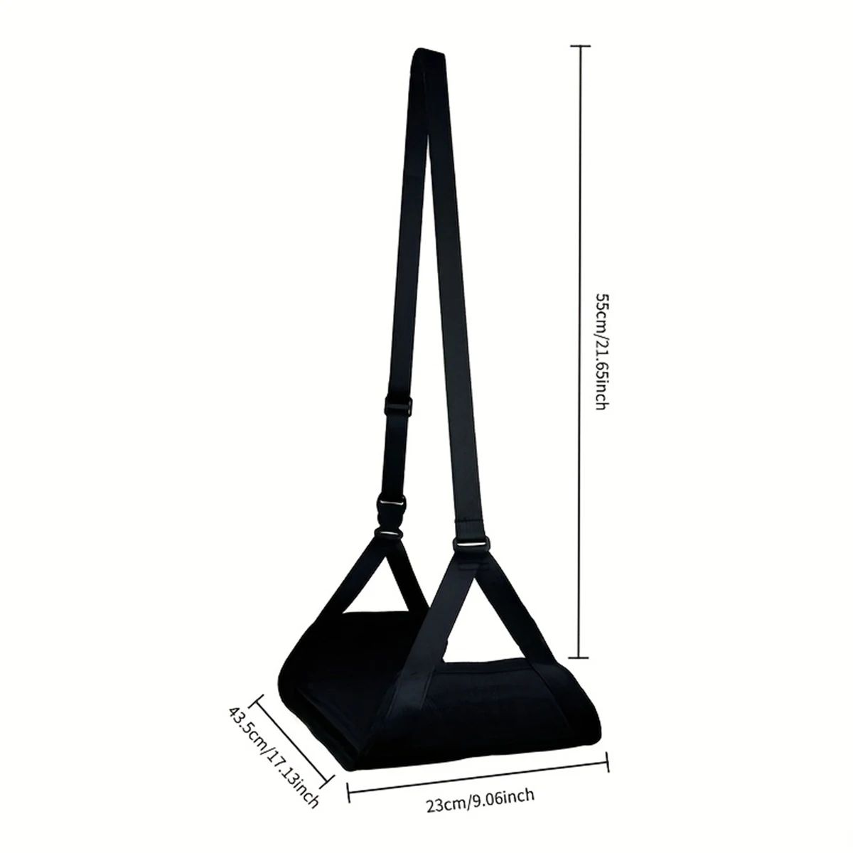 Portable Travel Footrest Hammock – Adjustable Airplane & Train Seat Leg Rest Sling, Compact Office Under-Desk Relaxation