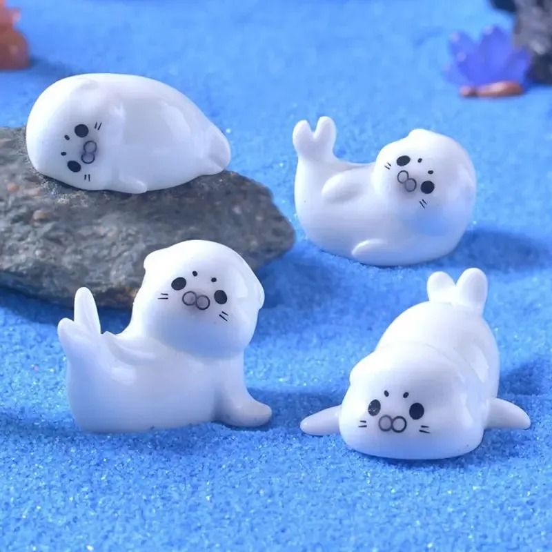 Ocean Series Mini Resin Figurines For Aquarium And Decor