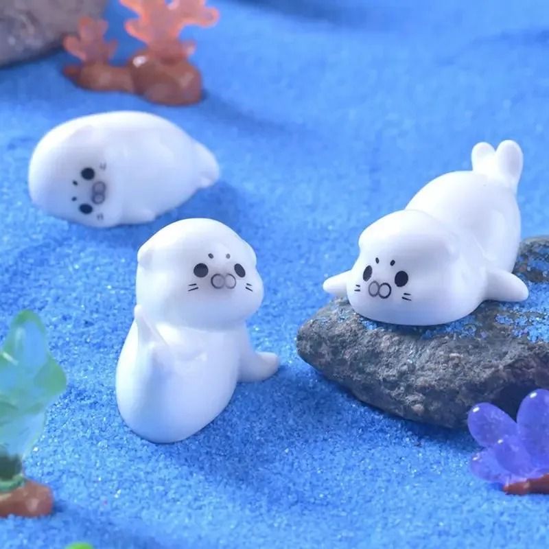Ocean Series Mini Resin Figurines For Aquarium And Decor