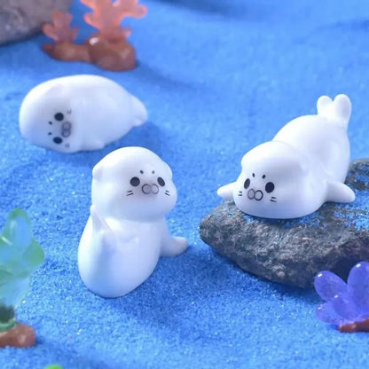 Ocean Series Mini Resin Figurines For Aquarium And Decor