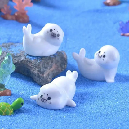 Ocean Series Mini Resin Figurines For Aquarium And Decor