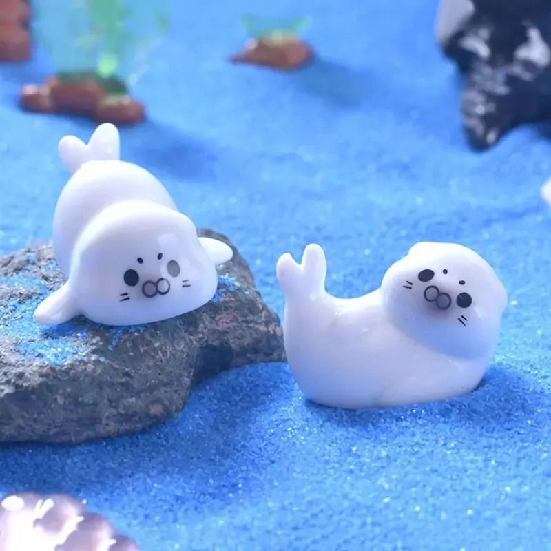 Ocean Series Mini Resin Figurines For Aquarium And Decor